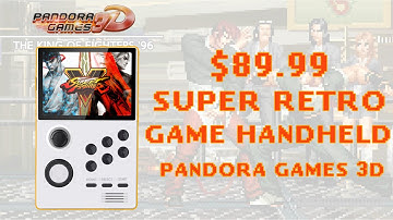 Pandora Games 3D Ultimate Super Retro Handheld Test - Gearbest.com