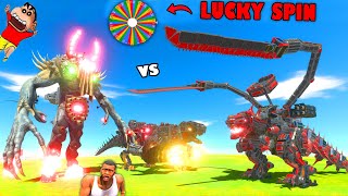 LUCKY MYSTERY SPIN BATTLES with SHINCHAN vs CHOP vs AMAAN-T in Animal Revolt Battle Sim ALL units