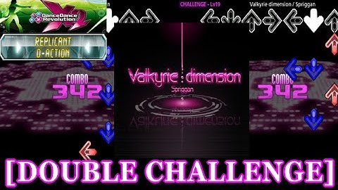 【DDR X2】 Valkyrie dimension [DOUBLE CHALLENGE] 譜面確認+クラップ