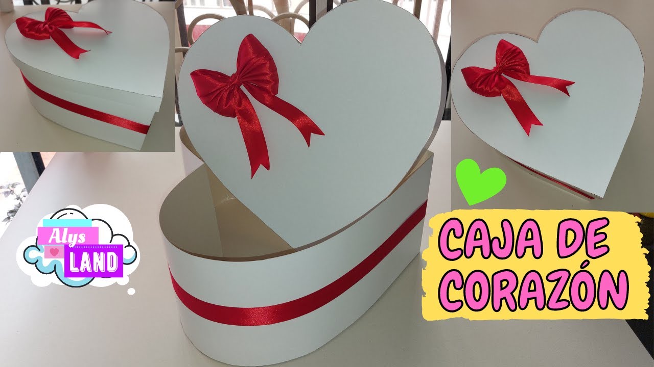 🌺💗Como hacer una Caja de Corazón Con Flores💗🌺-Propuesta-Tutorial-DIY  Fácil para 14 de febrero 