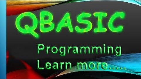 Tutorials for Q-BASIC program in file handling part 2