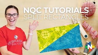 How to Use the Split Rects Ruler | Easy Half Rectangle Triangles