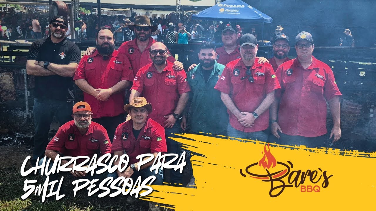O MAIOR CHURRASCO DA HISTÓRIA DO AMAZONAS: Para mais de 5 Mil Pessoas na AM-010! - BARÉS BBQ