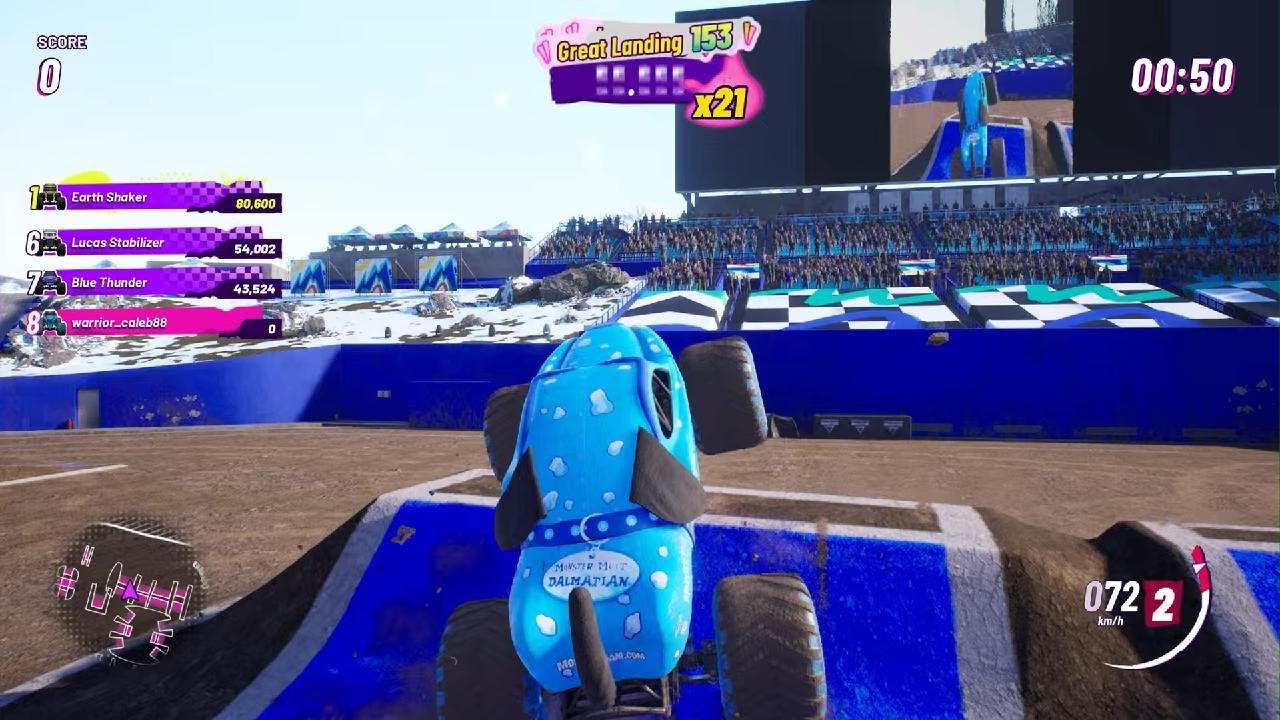 CALEB Plays Monster Jam showdown in ALASKA Stadium & DEATH VALLEY ...