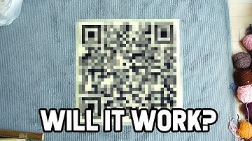 Tufting a QR Code Rug