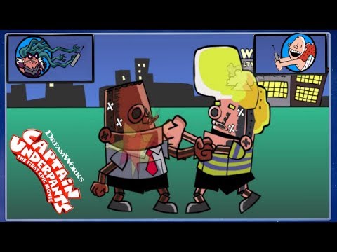 Captain Underpants: Romping Robot Power Punchout - Fierce Battle - YouTube