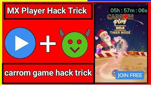 mx player carrom game hack trick || mx player hack trick || carrom game hack trick