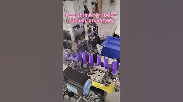 Shrink pvc for 18650 lithium ion Battery #18650battery #lithiumbattery #18650 #bms #battery