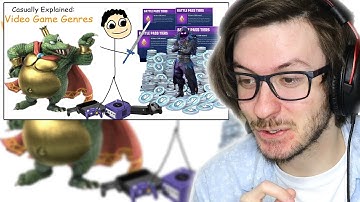 Daxellz Reacts to Casually Explained: Video Game Genres