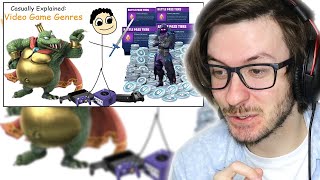 Daxellz Reacts to Casually Explained: Video Game Genres
