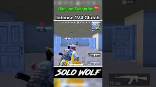 Intense 1V4 Clutch | #bgmi #pubgmobile #gamingcommunity #ytshorts |