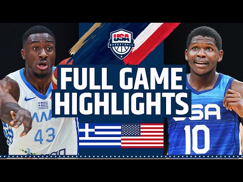 GREECE vs USA SHOWCASE | FULL GAME HIGHLIGHTS | August 18, 2023