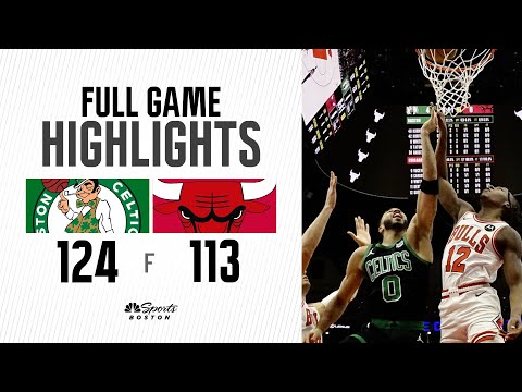 FULL GAME HIGHLIGHTS: Celtics take care of Bulls 124-113 on 2nd night of back-to-back