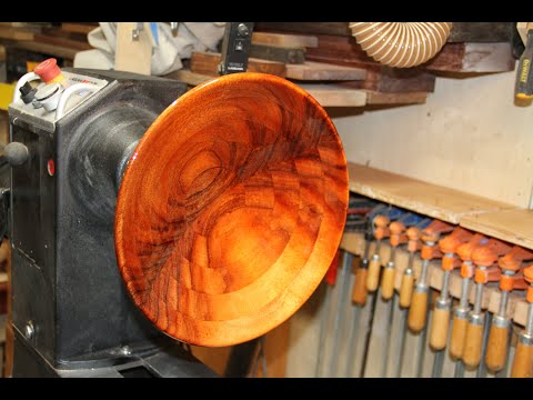 From Flat Board to Art | Koa Segmented Ring Bowl