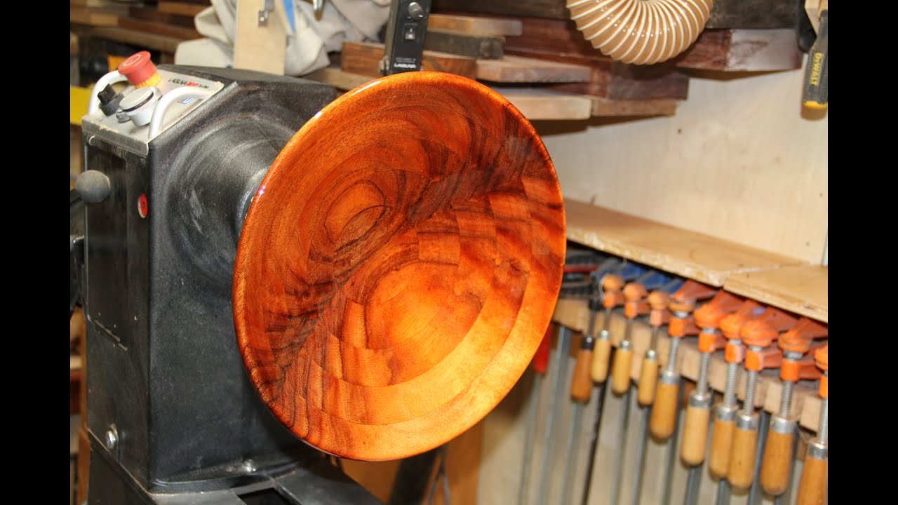 От плоской доски до произведения искусства | Сегментированная чаша из дерева коа