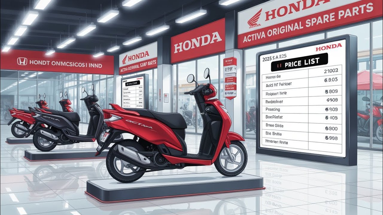 Разбивка цен на обслуживание и запчасти для Honda Activa | SG Riders!