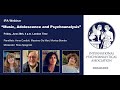 IPA Webinar “Music, adolescence and psychoanalysis”