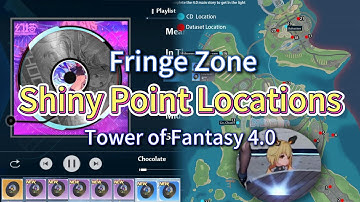ALL CD/Music Disks & Hidden Shiny Point Locations - Norns Network Fringe Zone Tower of Fantasy