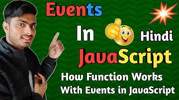 what are events in javascript in hindi | javascript tutorial for beginners 2019 in hindi