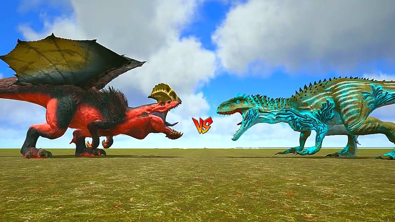 ark survival evolved ไฟล์เดียว  New 2022  Ark Survival - ANJANATH vs INDOMINUS REX/SPINO/TREX [Ep.426]