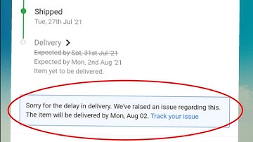 Flipkart Delivery Problem Fix Sorry for the delay in delivery, We