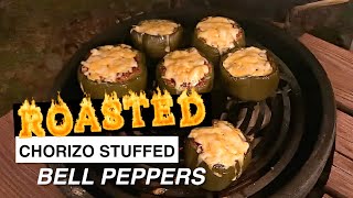 Roasted Chorizo Stuffed Bell Peppers