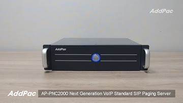 AP-PNC2000 Next Generation VoIP Standard SIP Paging Server(차세대 VoIP 표준 프로토콜 SIP 방송서버)