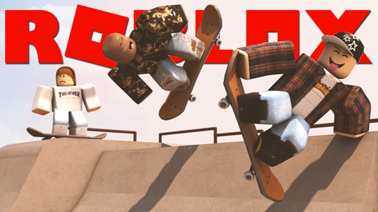 ROBLOX SKATE PARK !! YouTube