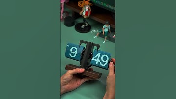 The best desktop ornament, the flip clock #clock #goodthingsrecommendation🔥 #flipclock