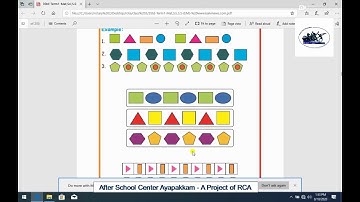 Rotary Club of Ambattur Class 3rd Maths Pattern Part 3 Repeated Pattern