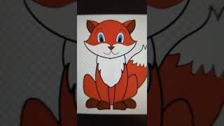 Cartoon fox vector! #subscribe for #arttutorials #affinitydesigner #vectorart