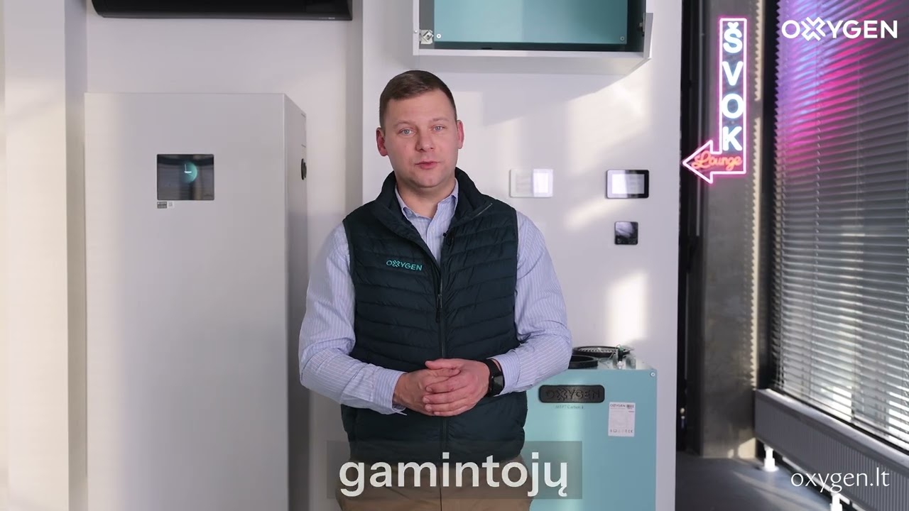 OXYGEN rekuperatoriai montuotojams