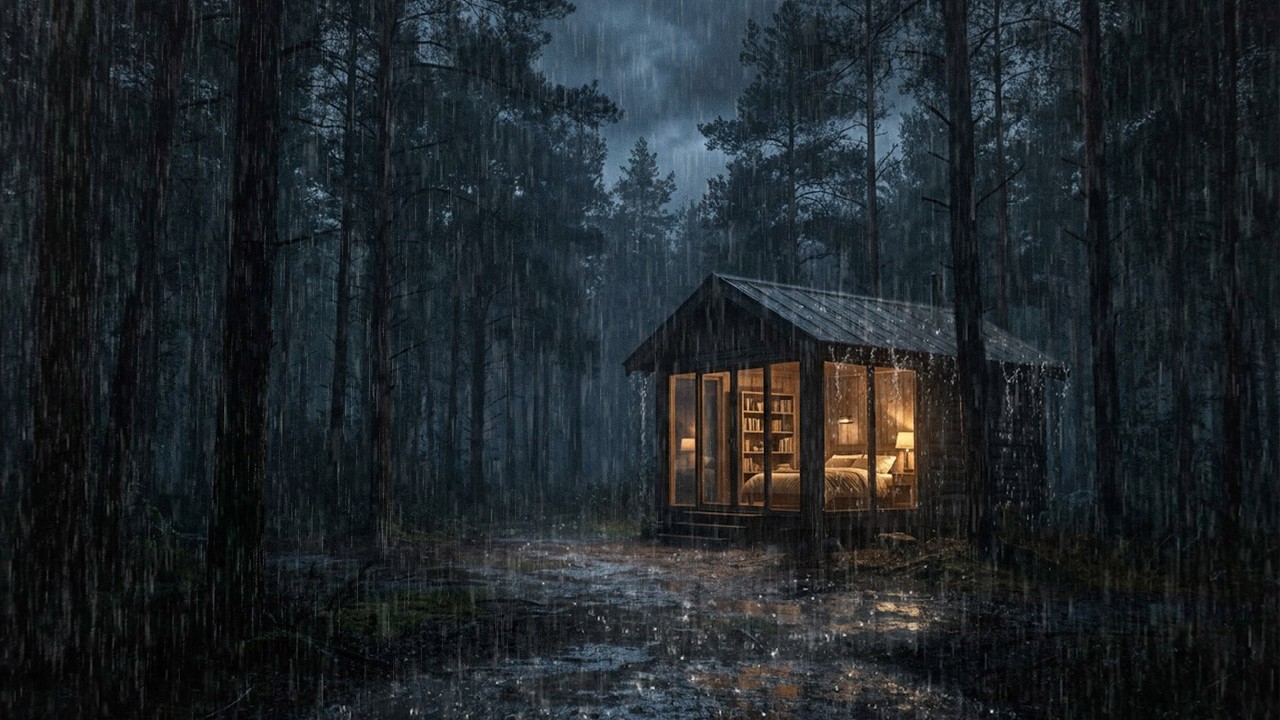 🌧️ Rain Sounds for Sleeping – Heavy Rain White Noise for Deep Sleep