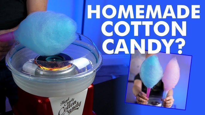 Turning cotton balls into cotton candy 