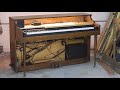 Upright piano to epic keyboard conversion