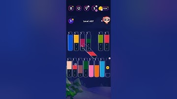 water sort puzzle - Get color level 407