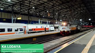 KEPADATAN KERETA API STASIUN KROYA SAAT ARUS BALIK LEBARAN 2024!!!