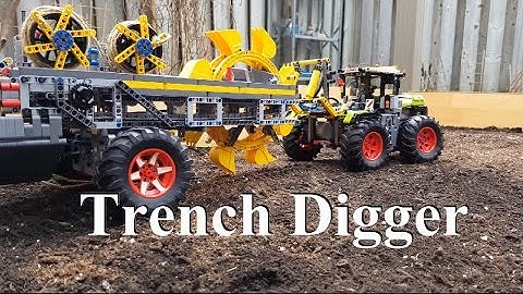 Trench Digger Lego Technic 42054 Claas Xerion 5000 Trac VC