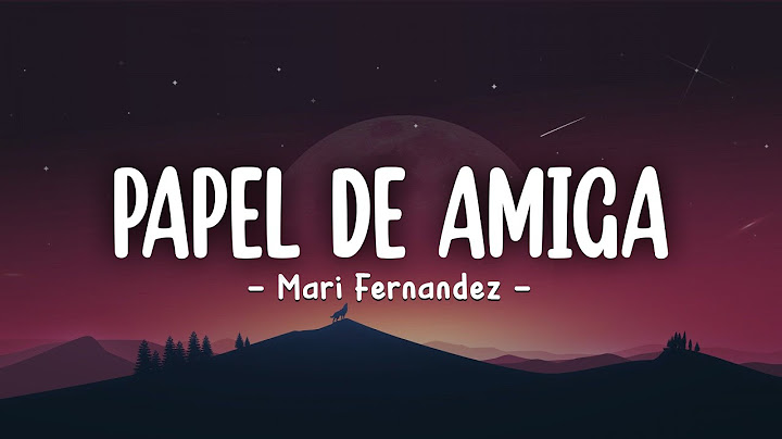 Mari Fernandez - PAPEL DE AMIGA (Letra) | Mari No Barzinho Goiânia