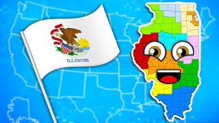 The State Of Illinois Has 102 Counties! | US Geography For Kids | KLT Geography by KLT Geography 9,806 views 1 month ago 2 minutes, 53 seconds