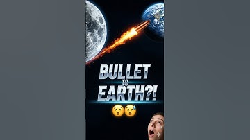 🌙💨 “What If You Fire a Bullet from the Moon to Earth?!” – Shocking Reality #space #shorts #facts