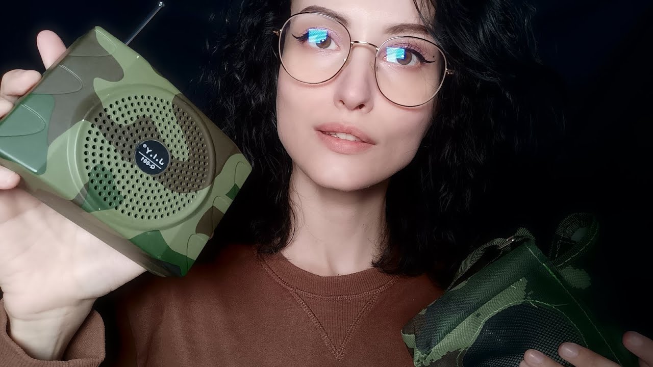 АСМР обзор на РАДИОПРИЕМНИК 📻 ищем волну 📡 *клацанье, шум, шепот*