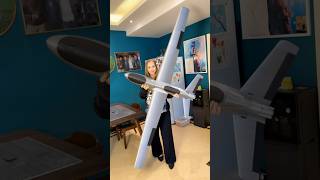 3D Printed Fpv RC Plane Titan Avenger 2.2 meters #shorts