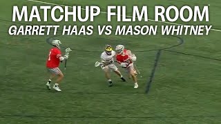 Matchup Film Room: Garrett Haas vs Mason Whitney