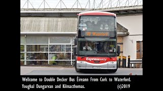 The LD 223 Bus Éireann Double Decker Coach On The Route 40 Cork Bus at 13:00 From Waterford