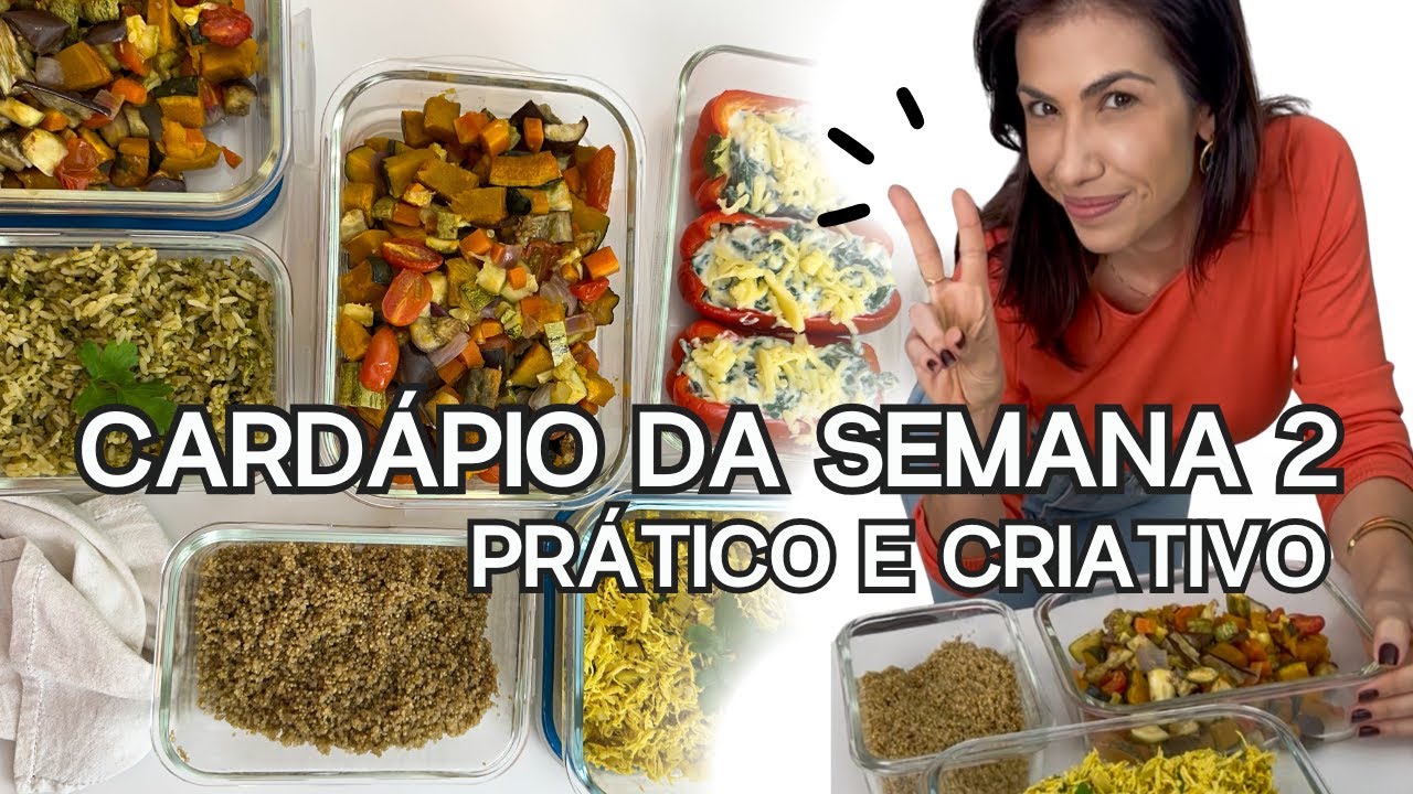 Cardápio saudável completo para emagrecer | Prático e criativo | Mariana Talita