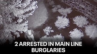 2 arrested as law enforcement works to end string of burglaries