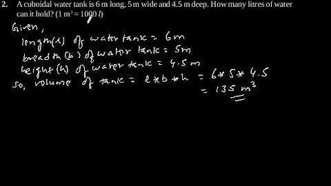 CBSE Class-9 Maths NCERT solution - Surface Areas And Volumes - Exercise 13.5 - Problem 2