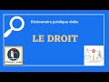 Droit dfinition juridique 