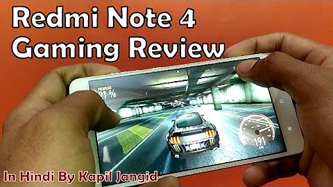 [Hindi] Redmi Note 4 Gaming Test & Review | NFS No Limits | India | Kapil Jangid